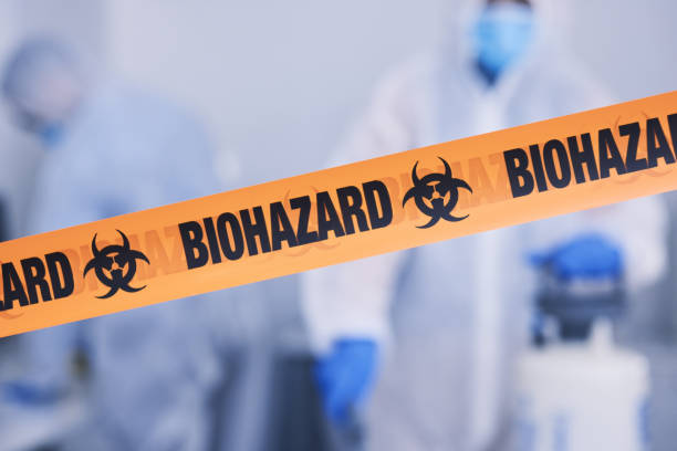 Professional Infectious Disease Decontamination technician working in Saint James, NY